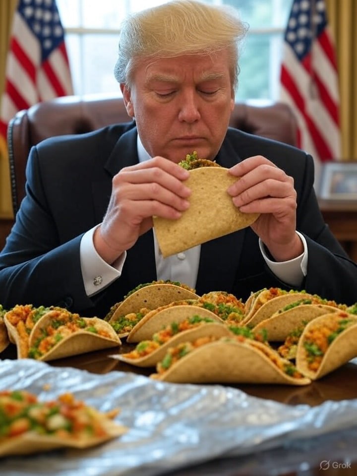 Taco Season Incoming 🌮📈💵
(Trump always chickens out)
Jeder Dip wird gekauft 📉📈