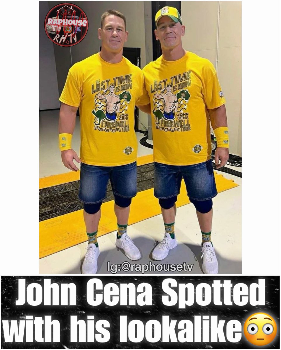 John Cena Spotted with his lookalike😳