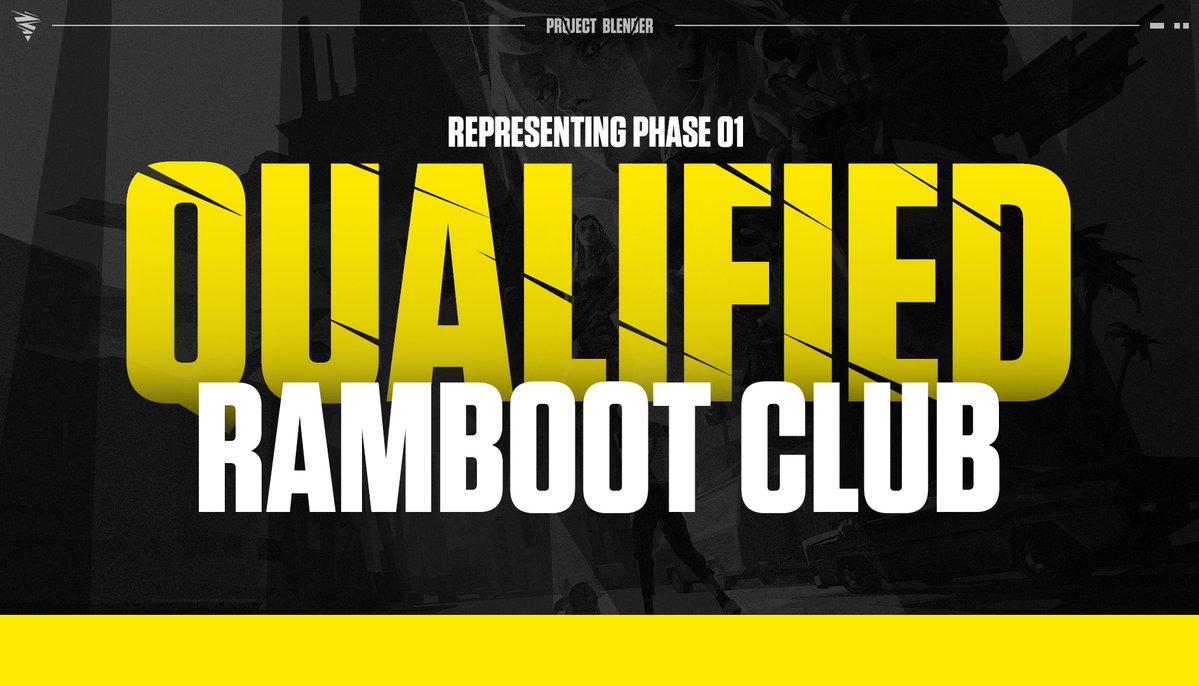 ProjectBlender_'s tweet image. Congratulations to Ramboot Club for finishing second in Phase 01 of Project Blender!
They qualify for Phase 02.