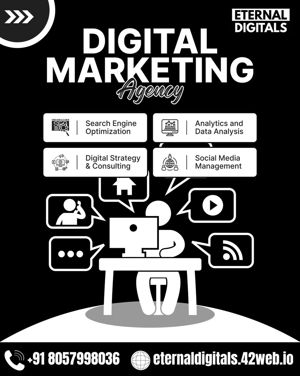 digitalseternal's tweet photo. In the digital age, your online presence decides your business growth. At Eternal Digitals, we help brands grow, engage, and convert with smart strategies and creative campaigns that deliver real results.

Connect - +91 8057998036

#EternalDigitals #DigitalMarketingAgency https://t.co/QPBLWqrXY0