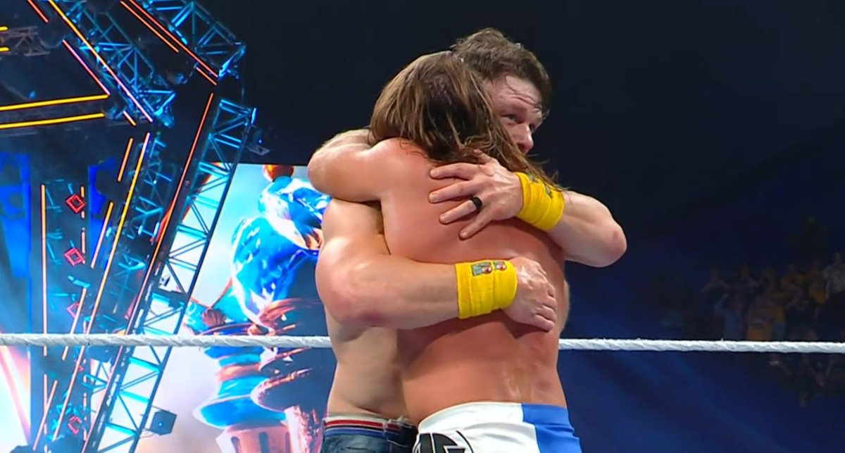 The earth is billions of years old. 
How lucky are to exist at the same time as this?
<a href="/AJStylesOrg/">AJ Styles</a> <a href="/JohnCena/">John Cena</a> 
Haven't felt this way about a match since Taker v Michaels @ WM25 
#JohnCena #ajstyles #WWECrownJewel