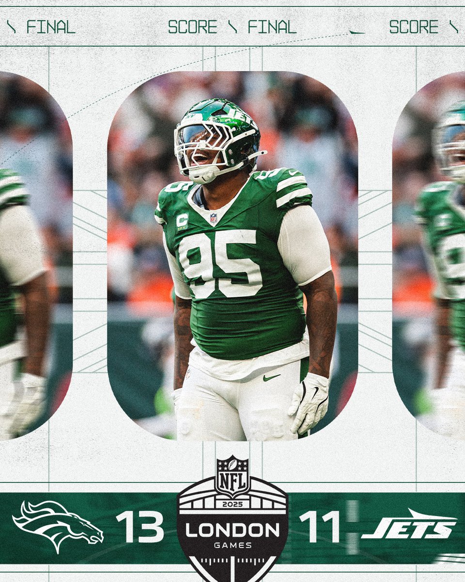 nyjets's tweet image. final from London