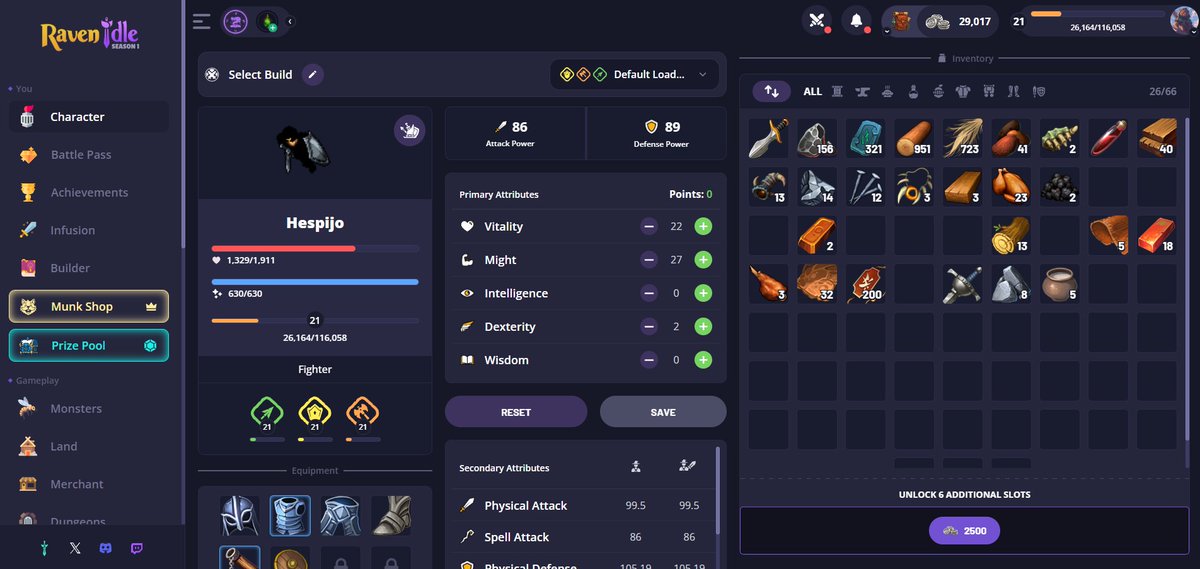 While waiting for Grand Arena, I'm currently trying out <a href="/RavenIdle/">RavenIdle</a> - it just started recently.

I like its mechanics and feels like I'm playing a classic game tbh. I'm a huge fan of RPGs but as someone with a full-time day job (and as a hands-on dad) I don't have much time to