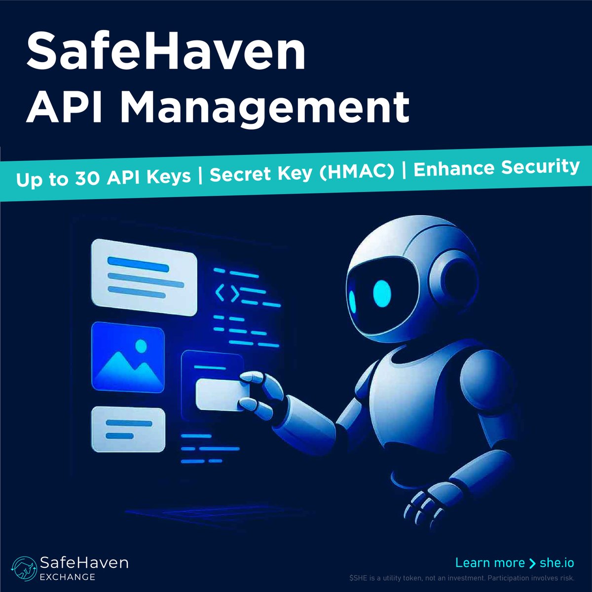 SafeHaven Exchange (@safehavenexch) on Twitter photo π API Management β Stay Secure with SafeHaven βοΈ
Hereβs what you need to know to manage your API safely π
πΈ Up to 30 API Keys can be created per account for flexibility and integration.
πΈ Keep it private! Never share your API Key, Secret Key (HMAC), or Private Key π API Management β Stay Secure with SafeHaven βοΈ
Hereβs what you need to know to manage your API safely π
πΈ Up to 30 API Keys can be created per account for flexibility and integration.
πΈ Keep it private! Never share your API Key, Secret Key (HMAC), or Private Key