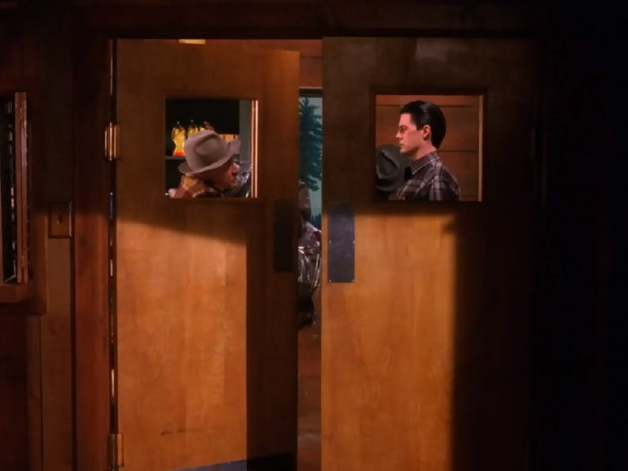 Frames within frames in Diane Keaton’s Twin Peaks episode.