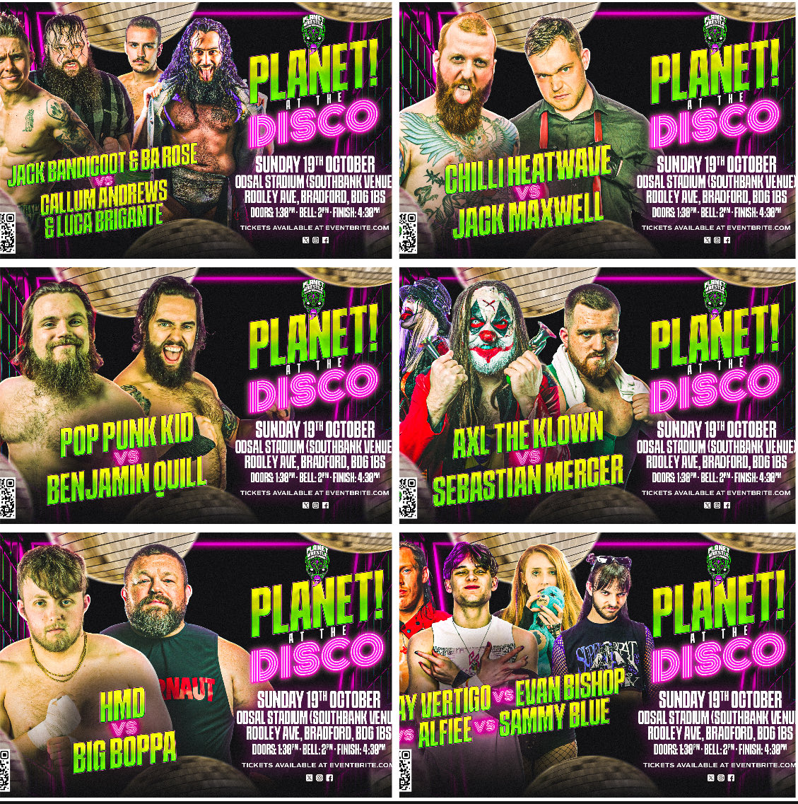 Front row sold out 🚨 

Only a handful of general tickets still available! Get them now at eventbrite.co.uk/e/planet-wrest…