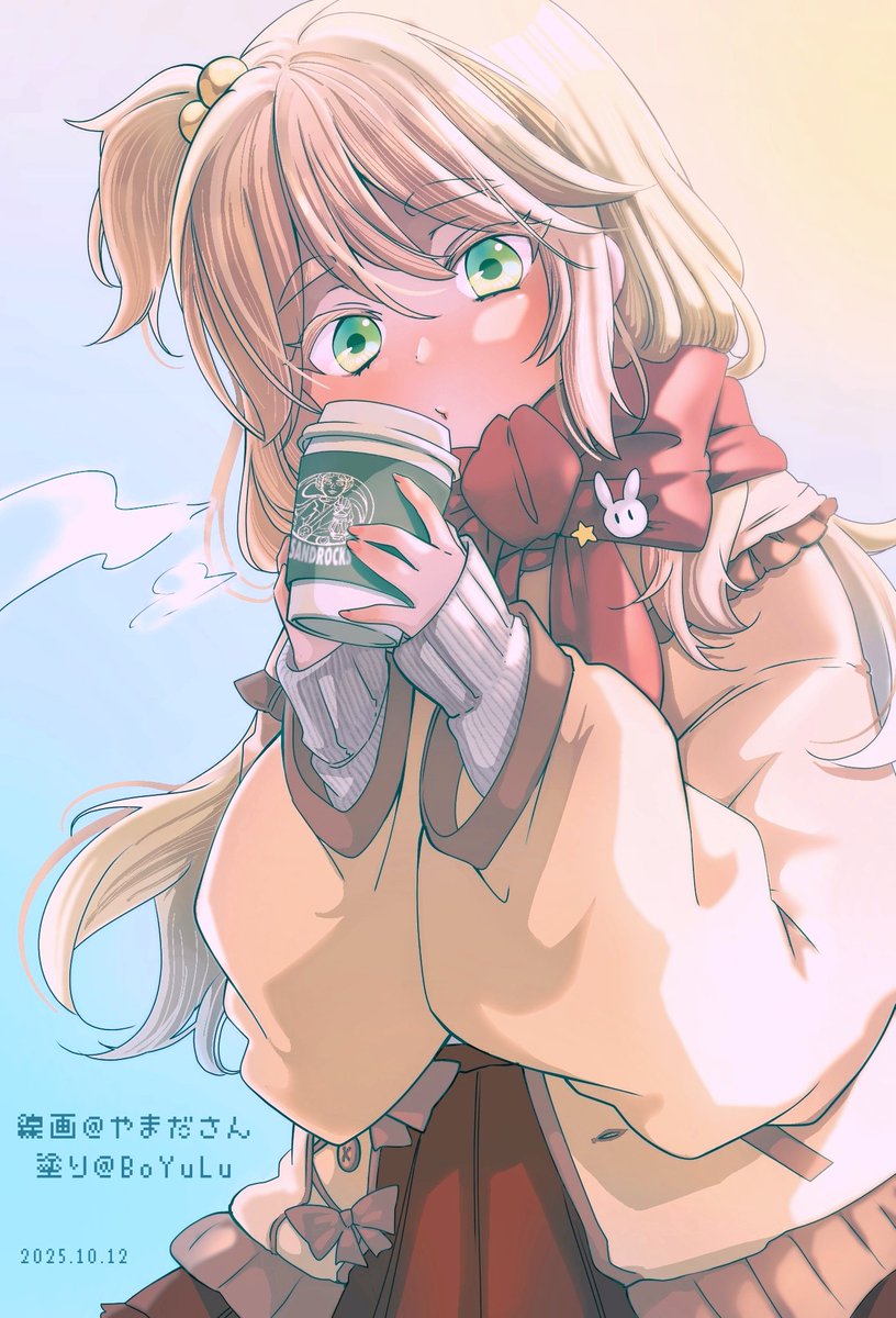 #MyTimeatSandrock
やまださん、ありがとうございます🙏
線画がすごく綺麗！だから色塗りも爽快な気分になります😇素敵なニア💗……プレッシャーがなくなりました！明日も頑張れます🫡