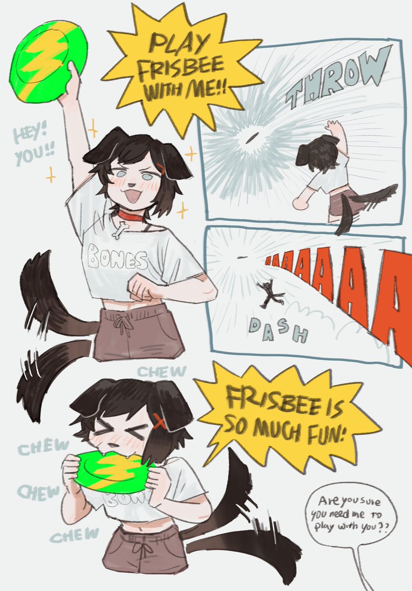Akiko_oc's tweet image. Mimi but doggo🐶❌

#Akikooc