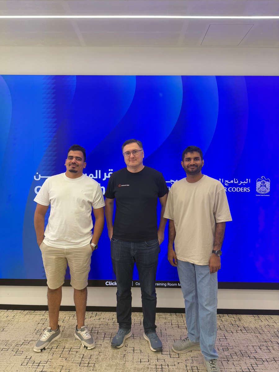 sky_0xs's tweet image. Had an awesome time at the #Laravel meetup hosted by @fahadkhan1740!
Finally met the legend behind Laravel Idea — @Adelf32 👏
Great vibes, great devs. Can’t wait for the next one!
(Also got a little gift 🎁)