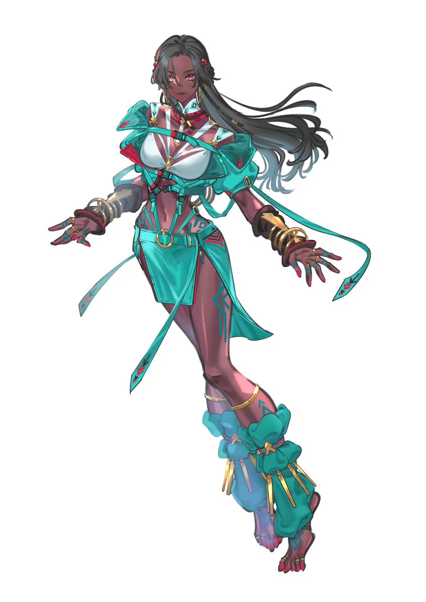 KDAEkko's tweet photo. That professional artist that said you have to make a character as dark as possible in the early pitching/concepting phase because they'll get paler and paler with every phase of production https://t.co/zHqDKjdmNM