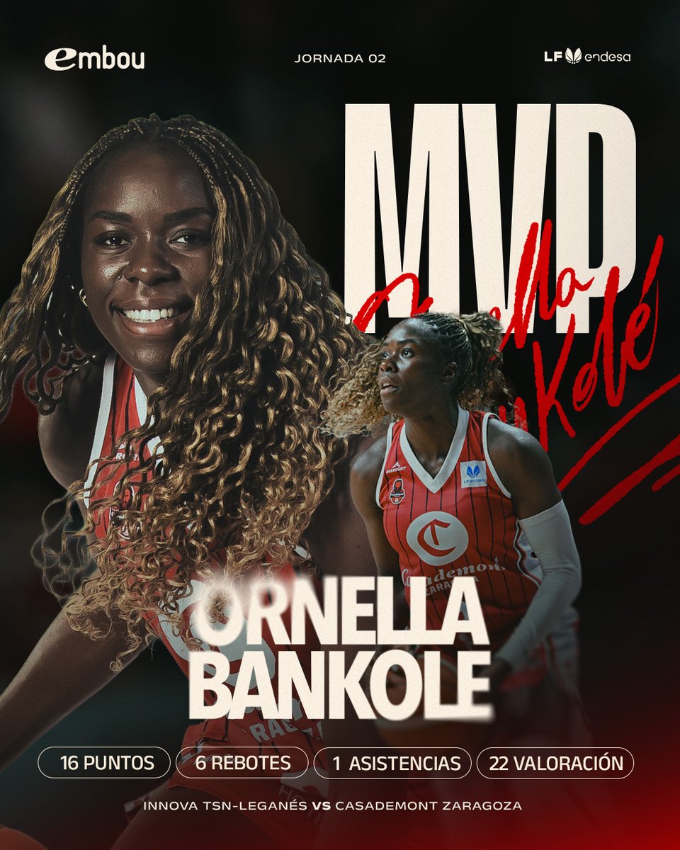 🔥 En 16 minutos de juego, Ornella Bankolé se lleva el MVP <a href="/embou_com/">Embou</a>