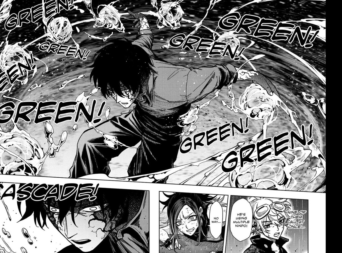 Control_alt_dlt's tweet image. #ShinobiUndercover 

These double spreads were insane