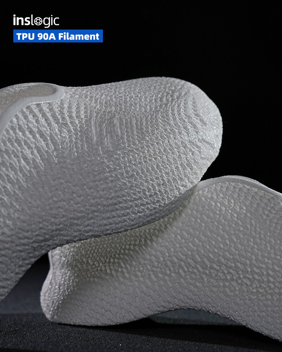 Inslogic3D's tweet image. TPU 90A Filament is softer and offers greater flexibility than TPU 95A. It features excellent wear resistance and outstanding aging performance, making it less prone to yellowing and cracking. 
📷 inslogic3d.com
📷store.inslogic3d.com
#inslogic #inslogic3d #3dprinting