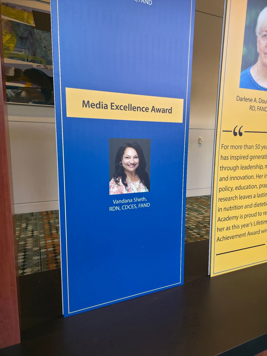 EatRghtOverseas's tweet photo. *FNCE 2025 highlights*
IAAND's very own, Sylvia Klinger and Vandana Sheth are among the 2025 Academy of Nutrition and Dietetics Honors and Awards Recipients!
Congratulations! #IAAND #FNCE #CELEBRATE #AWARDS https://t.co/J6ehDmcu2d