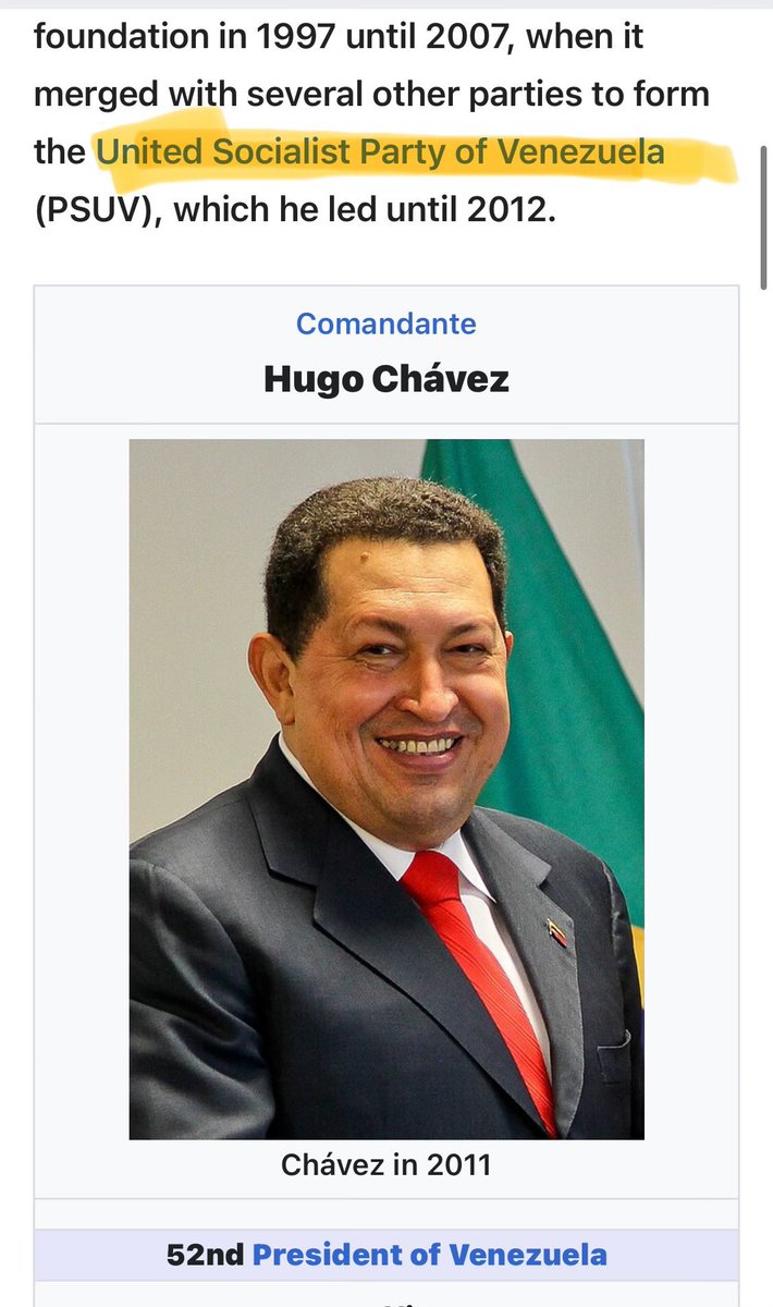 <a href="/EricLDaugh/">Eric Daugherty</a> As we honor a woman who won the Nobel Peace Prize for fighting the dictatorship in Venezuela

We should remember that Venezuela was a democracy

Until they elected a “Democratic Socialist”