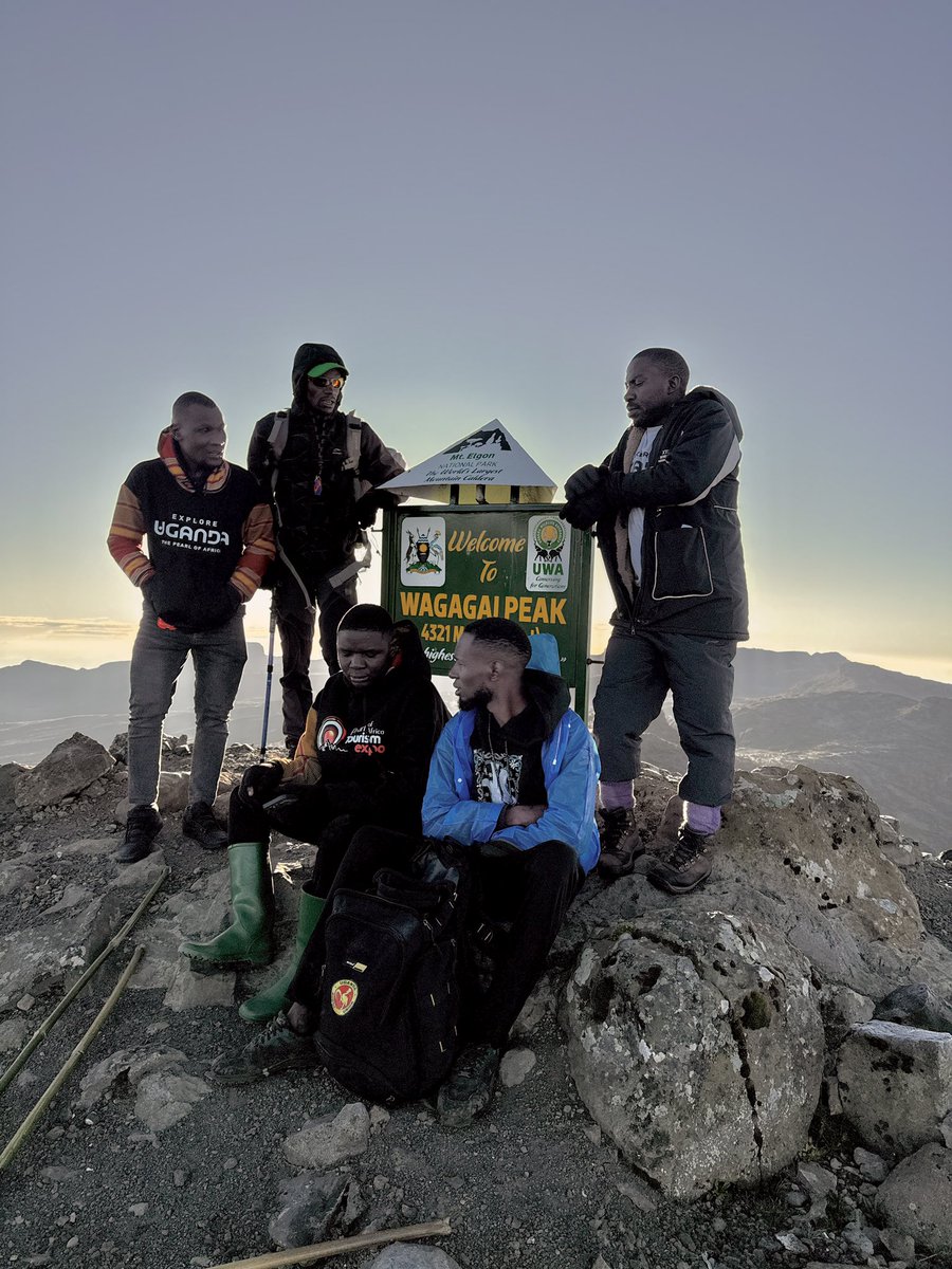 wilmart256's tweet photo. Am glad to be among the first ugandans to hike mountain Elgon of 4321 metres above sea level to its summit in only two days https://t.co/W7LrvxAEdw