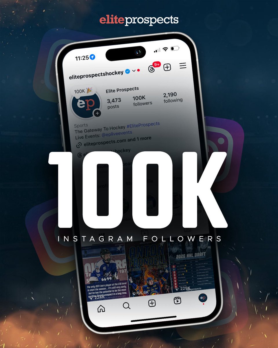 Elite Prospects (@eliteprospects) on Twitter photo 1๏ธโฃ0๏ธโฃ0๏ธโฃK FOLLOWERS ON INSTAGRAM ๐๐
From our Elite Prospects family, thank YOU for making this possible ๐ฅ 1๏ธโฃ0๏ธโฃ0๏ธโฃK FOLLOWERS ON INSTAGRAM ๐๐
From our Elite Prospects family, thank YOU for making this possible ๐ฅ