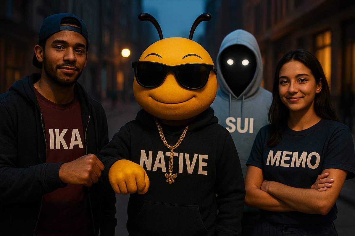 merlineversend's tweet photo. HAPPY SUNDAY!!
π₯ The Hive has leveled up!
@goNativeCC leads the swarm, rolling deep with IKA, SUI, and MEMO Protocol.
Four forces. One movement. The streets are buzzing, and the chain canβt hold us anymore ππ₯
#Beelievers #TheSwarm #Web3Art #Native #SUI #IKA #MEMOProtocol https://t.co/Z38emsqKc4