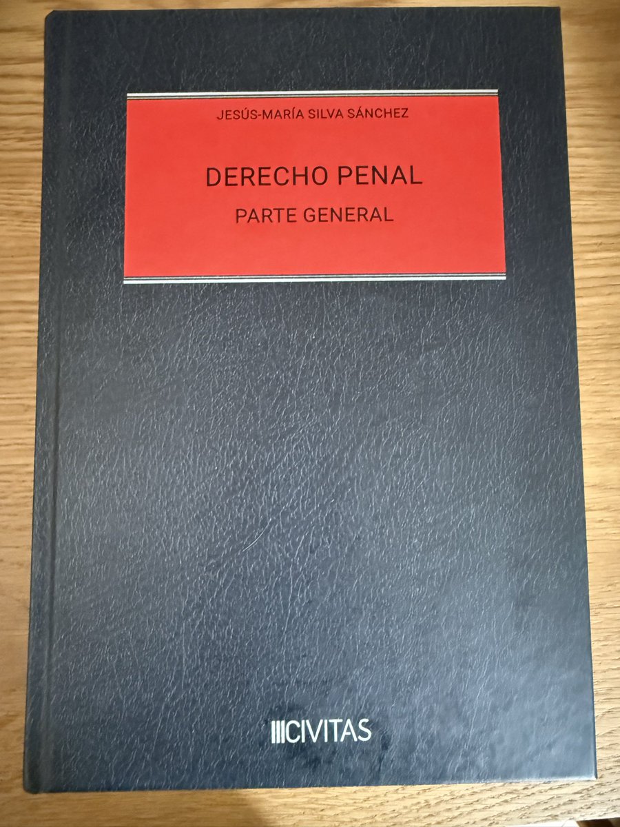 Ayer participe de una clase magistral de la gran Nuria Pastor sobre la última obra de Jesús Silva Sánchez.  Al profundizar en su análisis , recomiendo cada vez más su lectura .