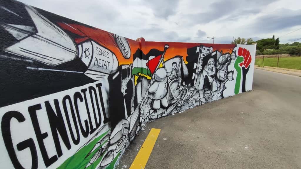EsquerraTDB's tweet photo. Condemnem els genocidis. Torredembarra amb el poble de Palestina. Aquest cap de setmana, i sempre, solidaritat i lluita #Resacelebrar #aturemelgenocidi https://t.co/neUXLyHX1L