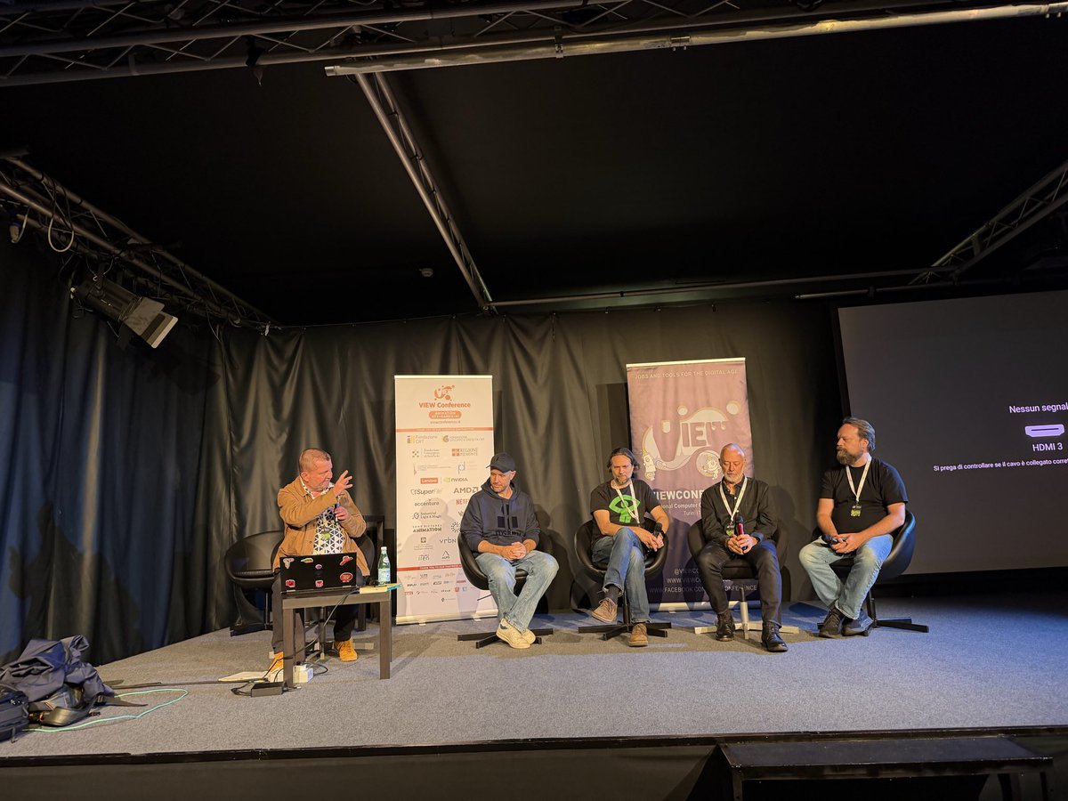 to_megutierrez's tweet image. Happening right now @ViewConference 
an incredible presentation on, “My First Job and What I Learned.”

Join us for #viewconference2025
viewconference.it/pages/registra…

#animation #vfx #games #ai