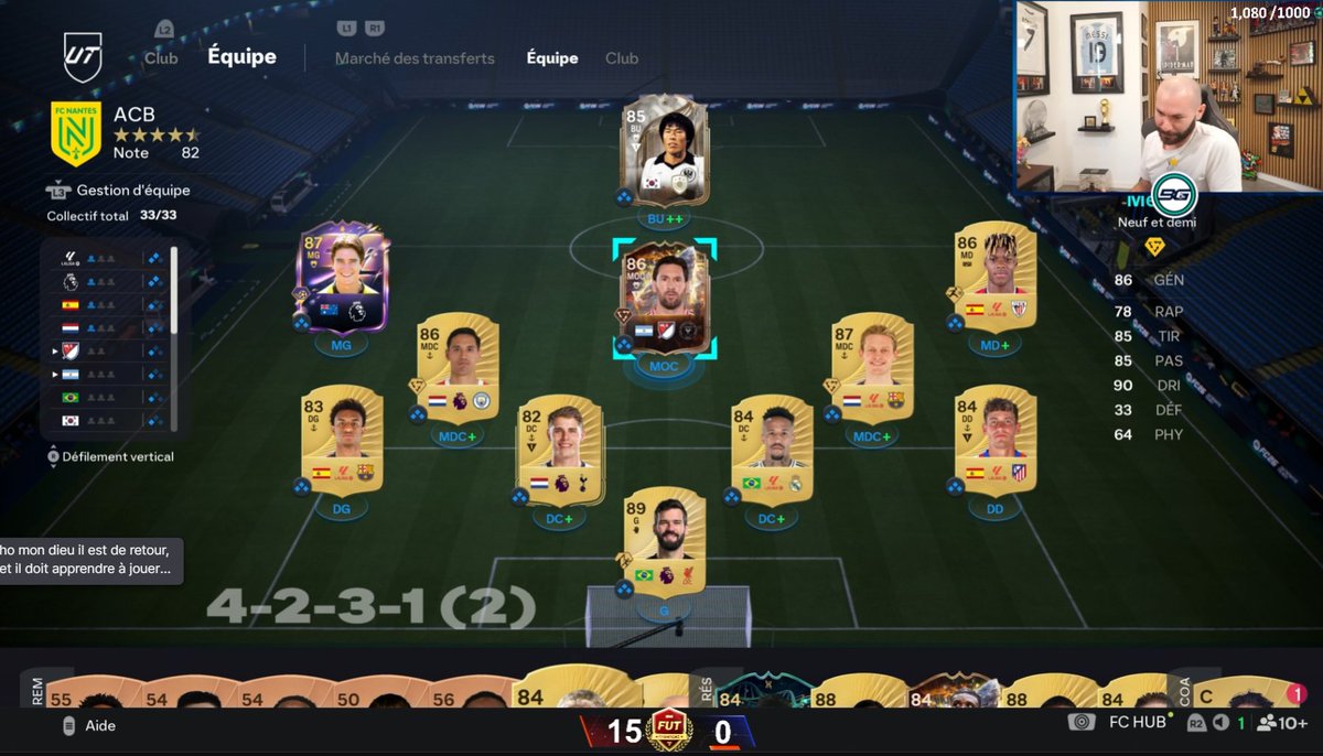 BruceGrannec's tweet photo. Petit 15-0 sur FUT Champs avec le Goat ! 😍 https://t.co/r6UwTNS0sy