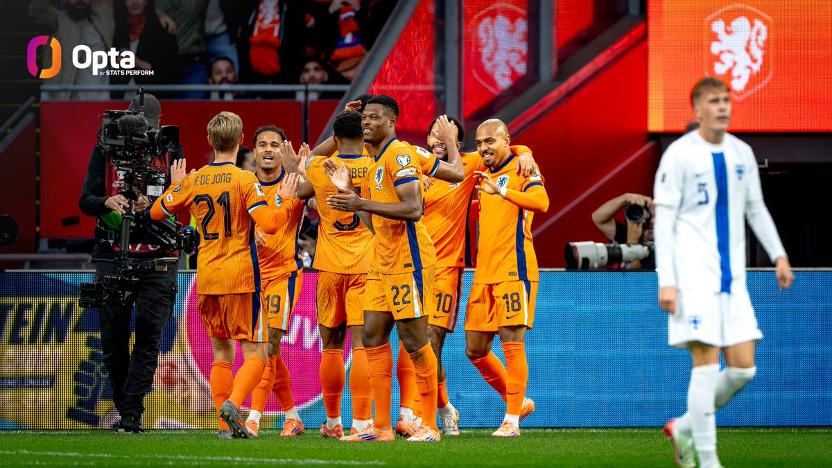 3 - The Netherlands have scored at least three goals in three consecutive matches for the first time since September-October 2019. Comfortable.