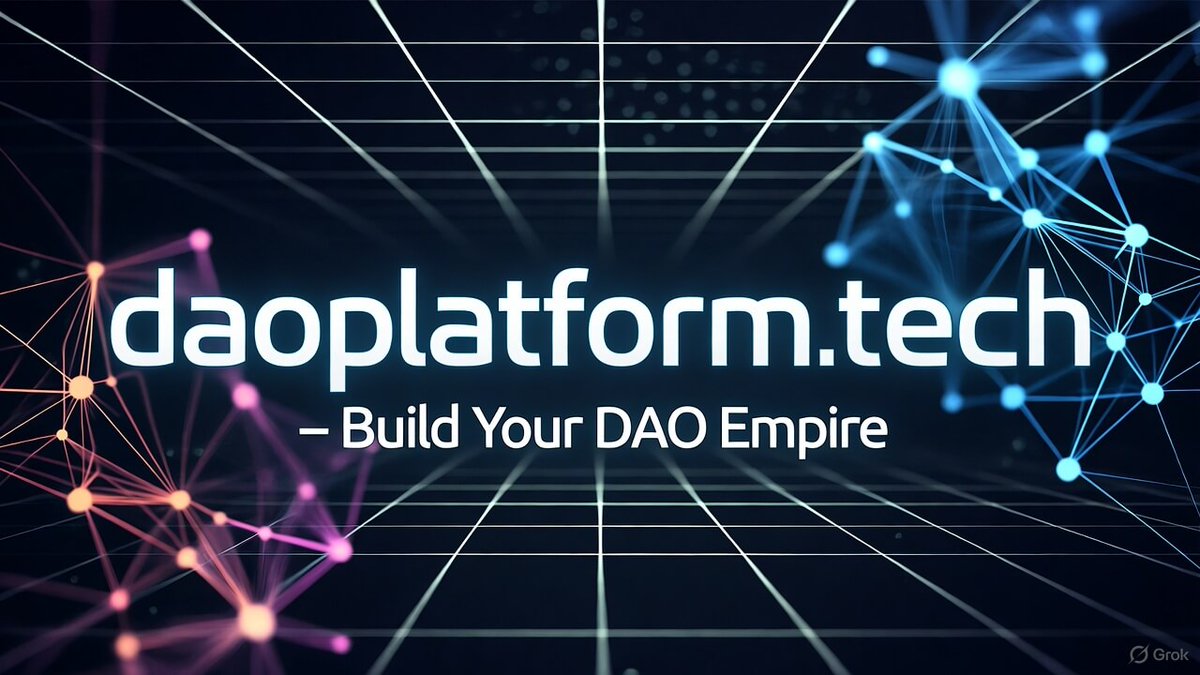 TechDomainHub's tweet image. 🚀 Welcome to @TechDomainHub! Premium .tech domains for AI, SaaS & Web3.
First gem: daoplatform. tech – DAO-ready for Web3 builders. Decentralized empires await!
DM for Afternic offers: afternic.com/domains/daopla… | Your tech vision? 👇
#DomainForSale #TechDomains #Web3 #AI