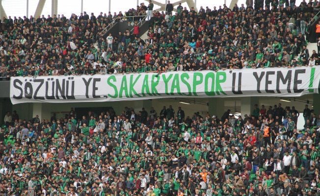 2017 Niğde maçı... Mesaj açık ve net! 
#SözünüYeSakaryasporuYeme