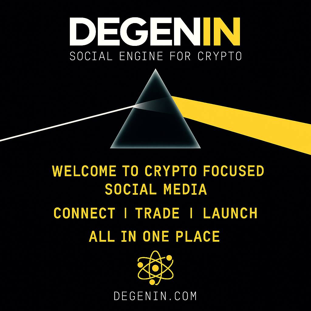 MKBQHD's tweet image. @degenin_social is where you can:
🚀 Post, connect & get paid instantly (zero cost)
💰 Launch your own token via DGN Launchpad
💬 Trade straight from posts — no tab switching
👥 5,300+ users already riding the wave
Traders, listen up:
@DegenPerpDex lets you leverage trade 100+…