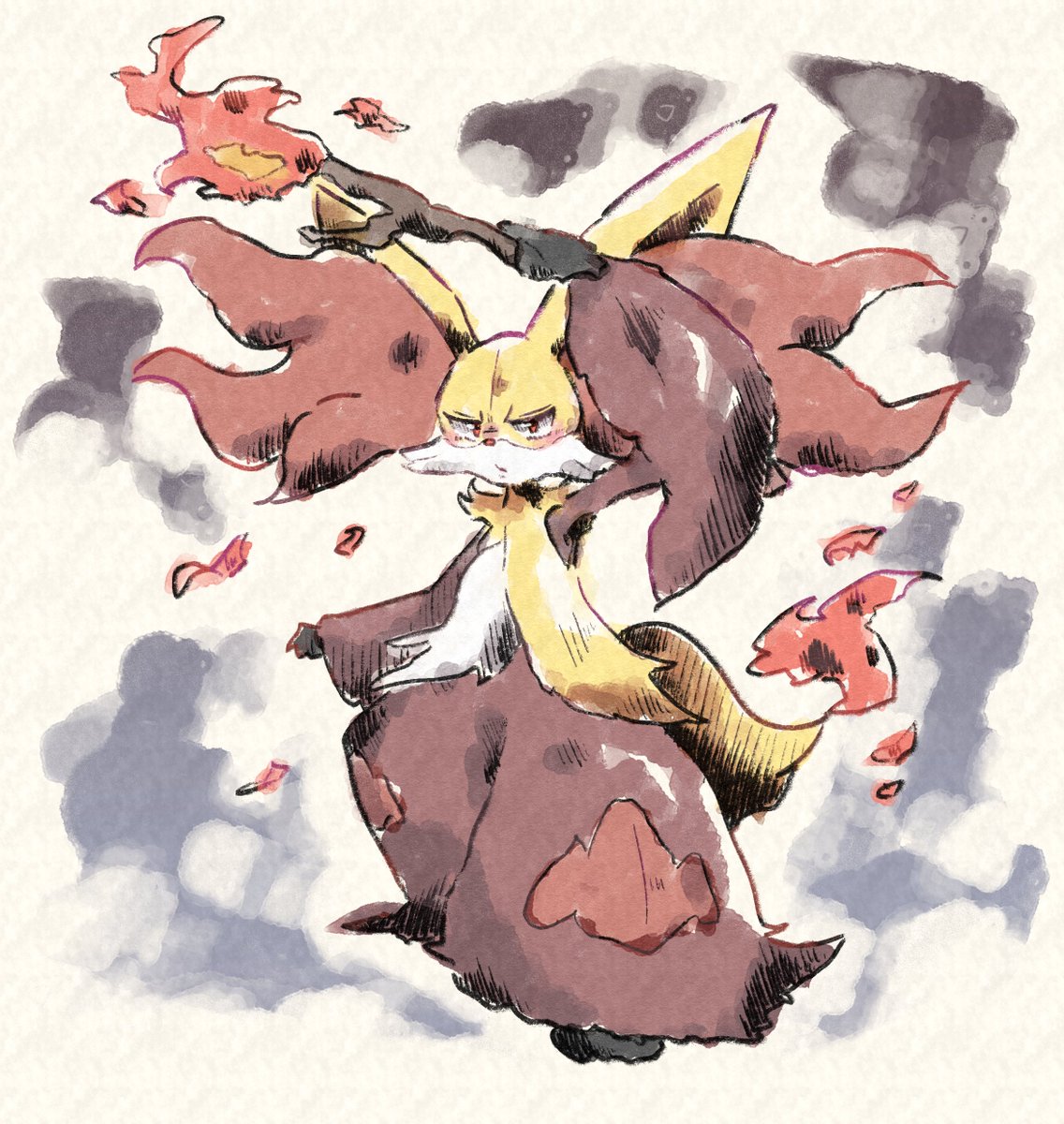 2525dao_'s tweet image. マフォクシーさん
#ポケモンイラスト