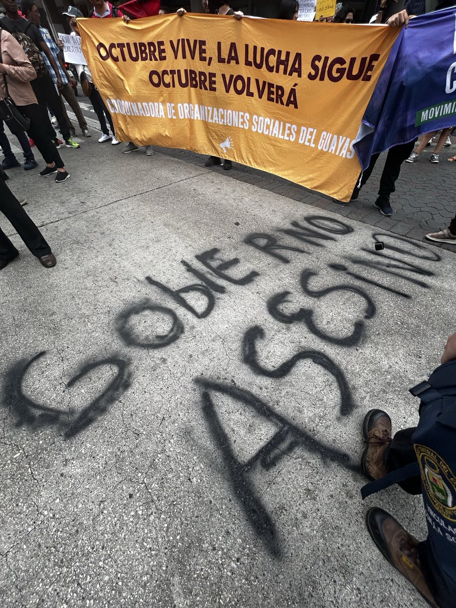 monikeke's tweet photo. Guayaquil 
Al paro, sin paro. 
Acá estamos en las calles. 
#FueraNoboaFuera @wambraEc @BNPeriodismo @LlamingoE https://t.co/ludVvKby98