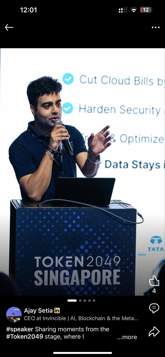 Invincible_read's tweet image. Our founders shared the vision of Invincible Read on the Token2049 stage, highlighting how we’re building trust and transparency in the crypto space.
Coming from India’s publishing ecosystem, we’re taking that legacy into the Web3 world — where readers earn, creators grow, and…