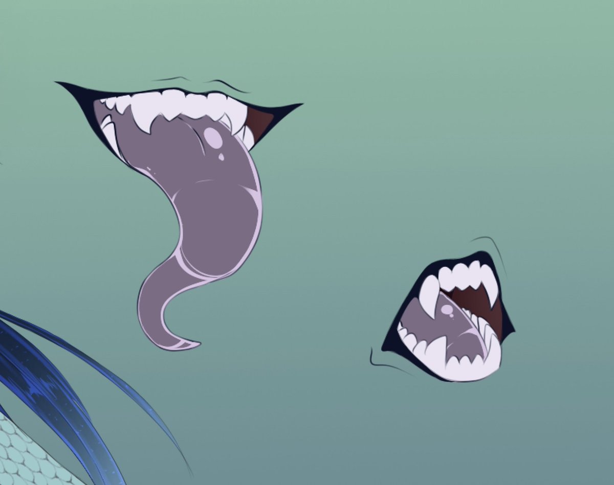Dragon man oc teefs. And tongue 👀

#oc