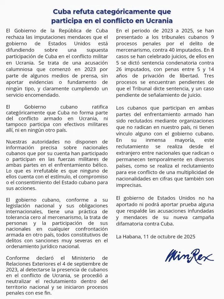 Una vez más el imperio pretende difamar al pueblo y una vez más, la respuesta es contundente <a href="/CubaMined/">MINED</a>