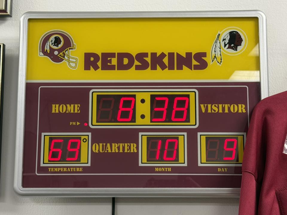 markselectronic's tweet image. This Rare wall scoreboard clock with temp is available monday at the sale..$250 and its yours!