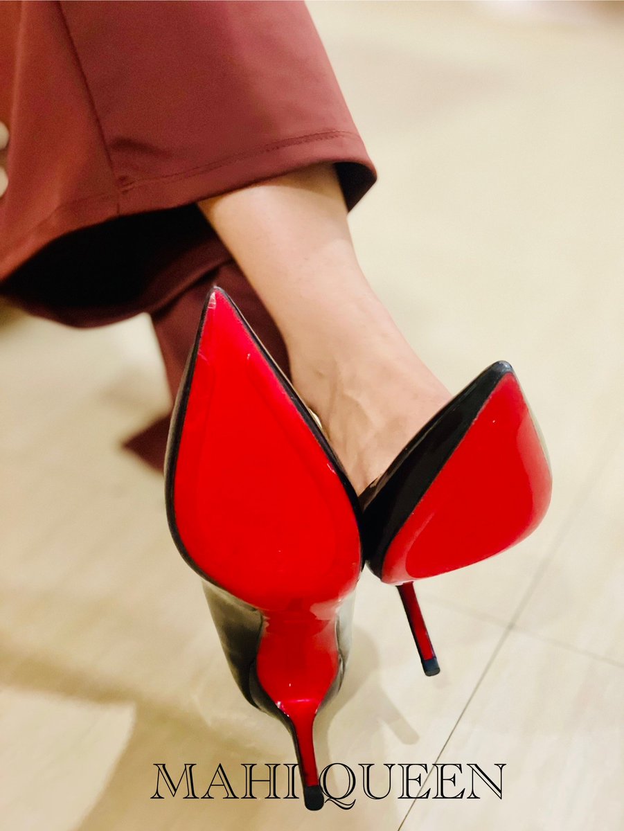 “My red soles don’t touch filth. Crawl to me. Use your tongue until they shine. Tribute first, then beg like the obedient toy you are.”