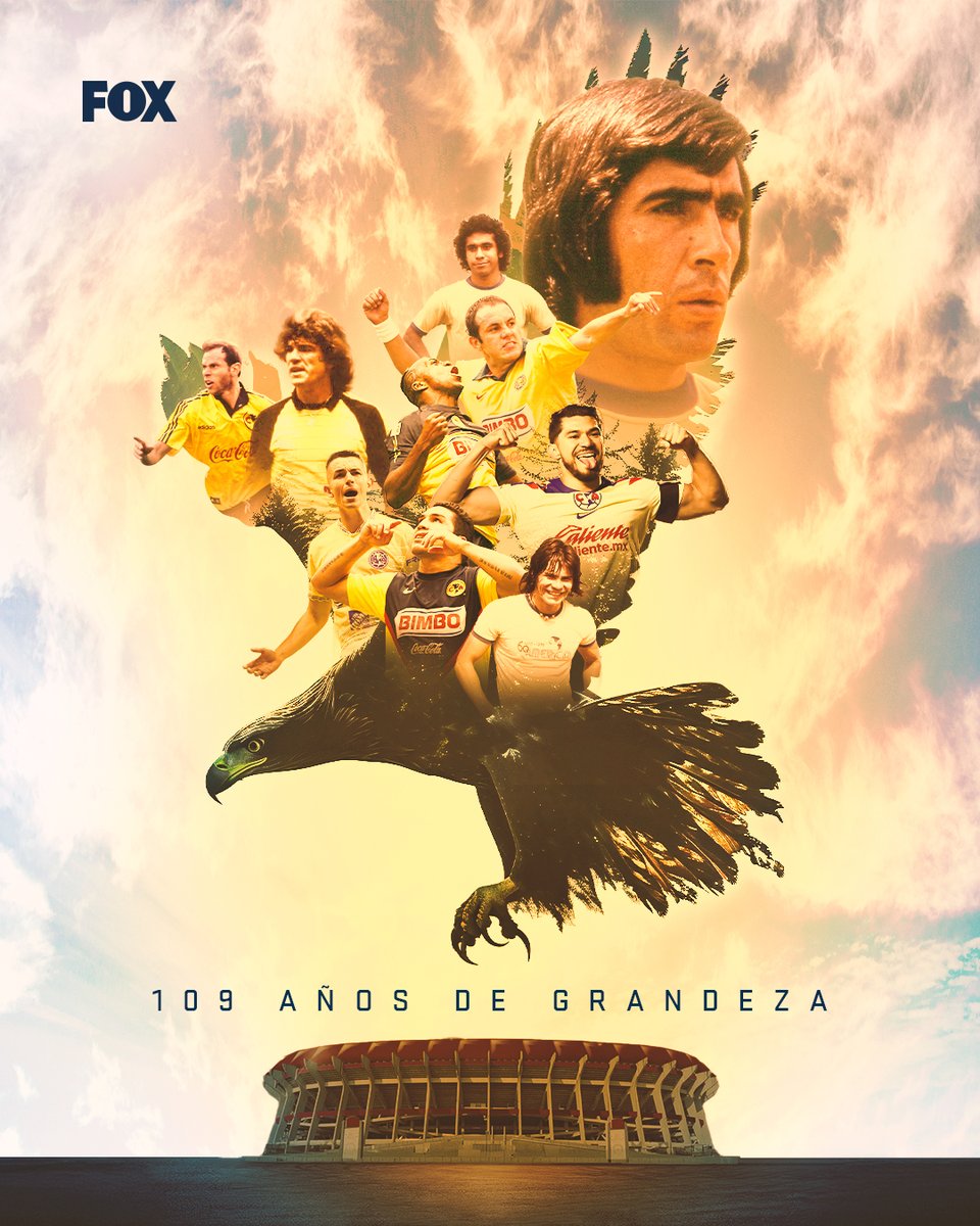 109 años de grandeza...💛💙

¡Muchas felicidades, <a href="/ClubAmerica/">Club América</a>!🦅