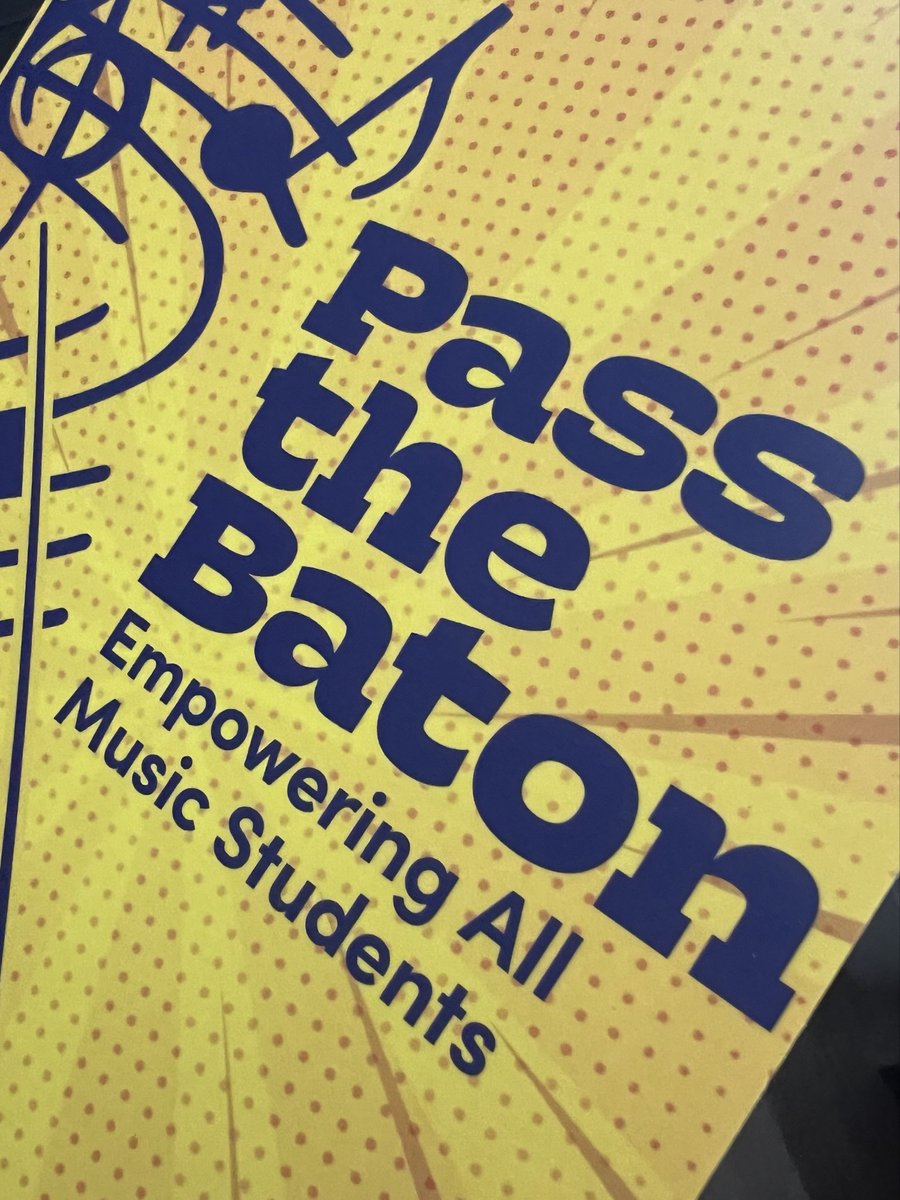 burgessdave's tweet image. Did you know we have a book for music educators? 
#PassTheBatonBook by Kathryn Finch and Theresa Hoover is packed with innovative ideas for #mused! 

a.co/d/03bAQXq
#dbcincbooks #tlap #musiced