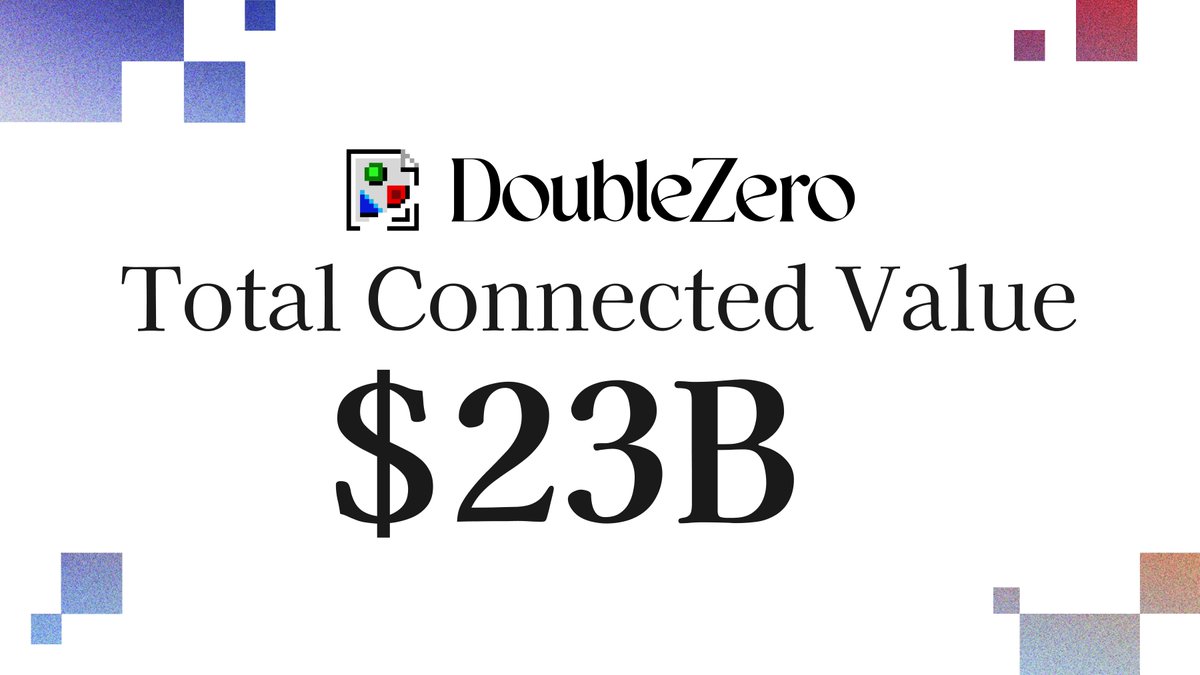 DoubleZeroのTotal Connected Valueが230億ドルに到達