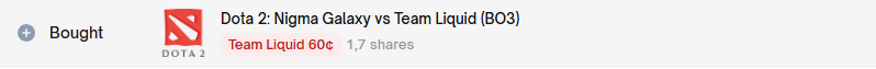 Hey <a href="/AskPolymarket/">Ask Polymarket 🔮</a> , I bet on team liquid, they won, but the bet lost. Why is that? is this some kind of bug or did I do something wrong?
