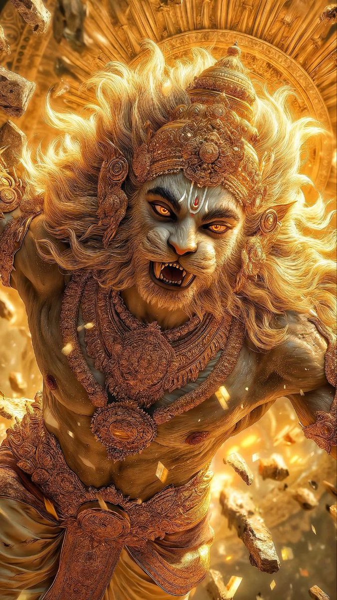 yajnshri's tweet image. जो भक्त की रक्षा के लिए स्वयं स्तंभ से प्रकट हो जाएं, उन्हें भगवान नरसिंह कहा जाता है। 

ॐ नमो नारायणाय 🙌