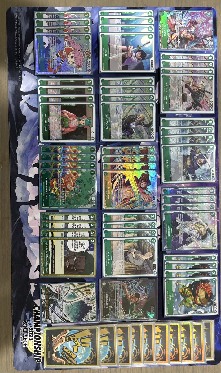 Indo OP CS Wave 2

3v3 Top4 with <a href="/Adachi_1370/">Jasper Zowiesyah (Adachi)</a> &amp; <a href="/Stephen_optcg/">Stephen Iskandar</a> 

Went 7-3 whole day:

R1 Gzoro 1st 🎲✅ 
R2 Gzoro 1st 🎲✅
R3 Gzoro 2nd
R4 Roger 2nd Team ❌ 
R5 Imu <a href="/jhlee88888/">JULIEN</a> ❌ Team ❌
R6 Belo Betty 2nd
R7 Roger 2nd

T16 Imu 1st ❌
T8 Gzoro 2nd ❌
T4 Imu 2nd 🎲✅ Team ❌
