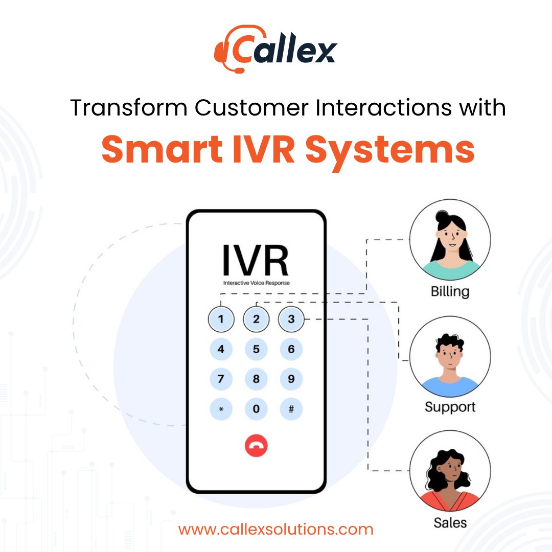 callexsolutions's tweet image. Transform every call into a smarter conversation

With Callex Smart IVR Systems, customers can reach the right team, Billing, Support, or Sales, in seconds.
Smarter tech. Happier customers.

#Callex #IVR #CustomerSupport #Automation #TechSolutions #BusinessGrowth #CX #CallCenter