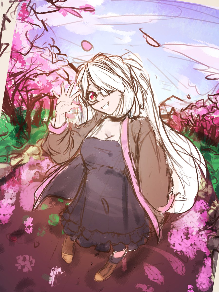 the 1st stage of the raffle art.

#WIP #sketch