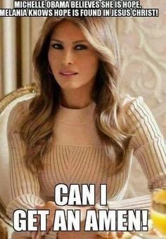 FLOTUS who recognizes God
