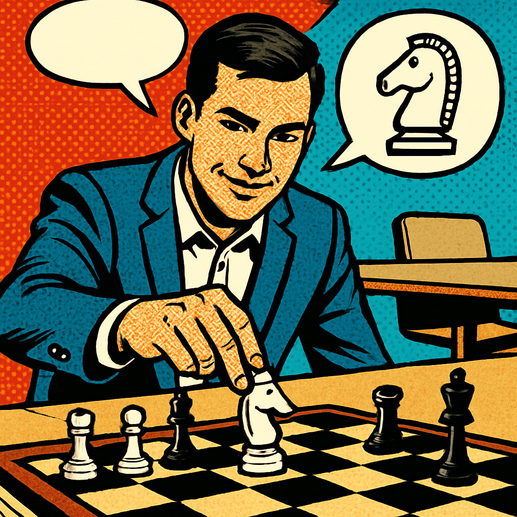 Playing chess with no plan gets you crushed. Same with business. Random moves mean wasted effort, missed chances, easy mistakes.

Mapping your next move? That’s strategy. In marketing and chess, it’s how you win.

Level up your thinking, not just your tactics.