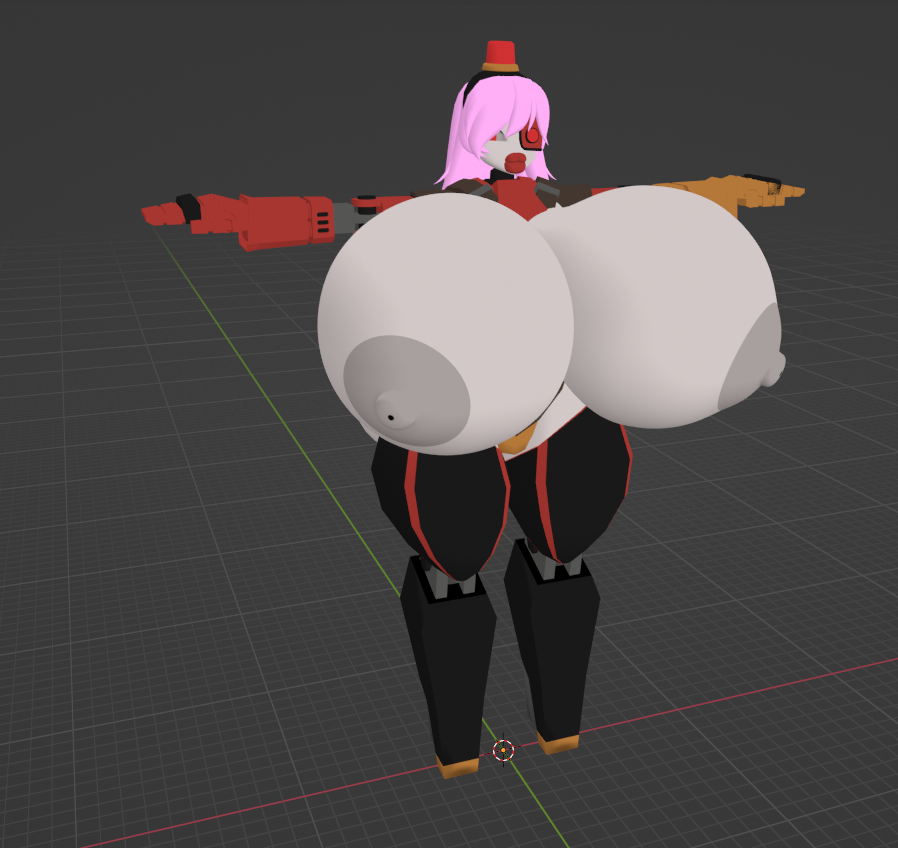 DarkRubyRose21's tweet photo. I'm going to make three poses today of the progress on the two models I was working on so here's the other update on the Mimi bimbo when she was in blender https://t.co/VeUUEcIAxL