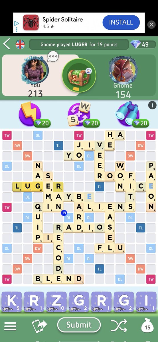 My Scrabble letters look like a former USSR country