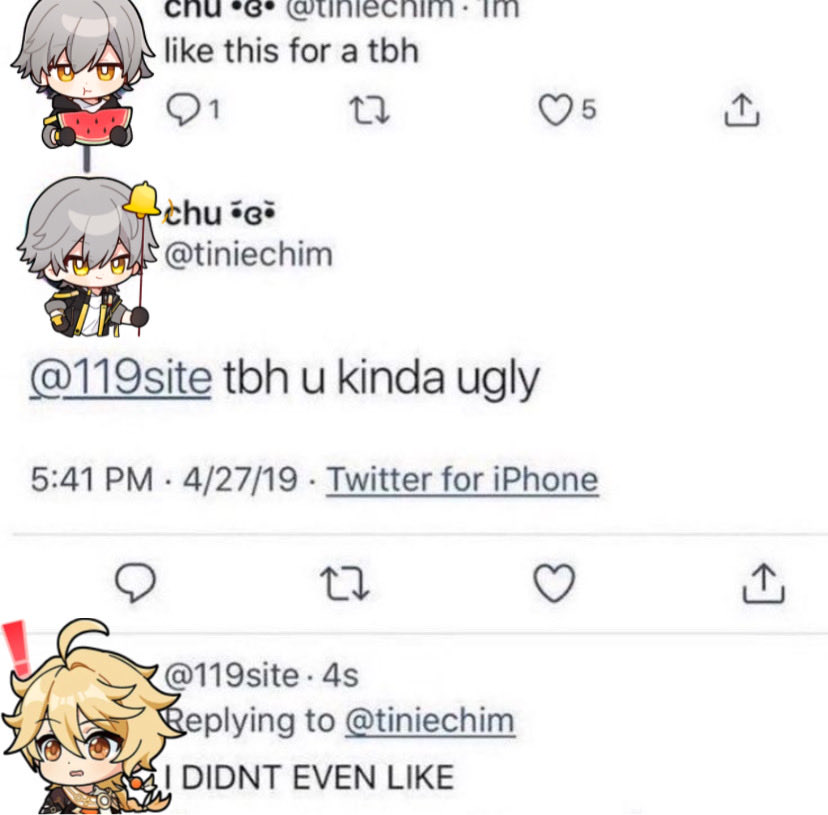 timelyhoyomcs's tweet image. Is this canon? Probably not but its funny to consider 
#CaelusHSR #WiseZZZ #Aether #BelleZZZ